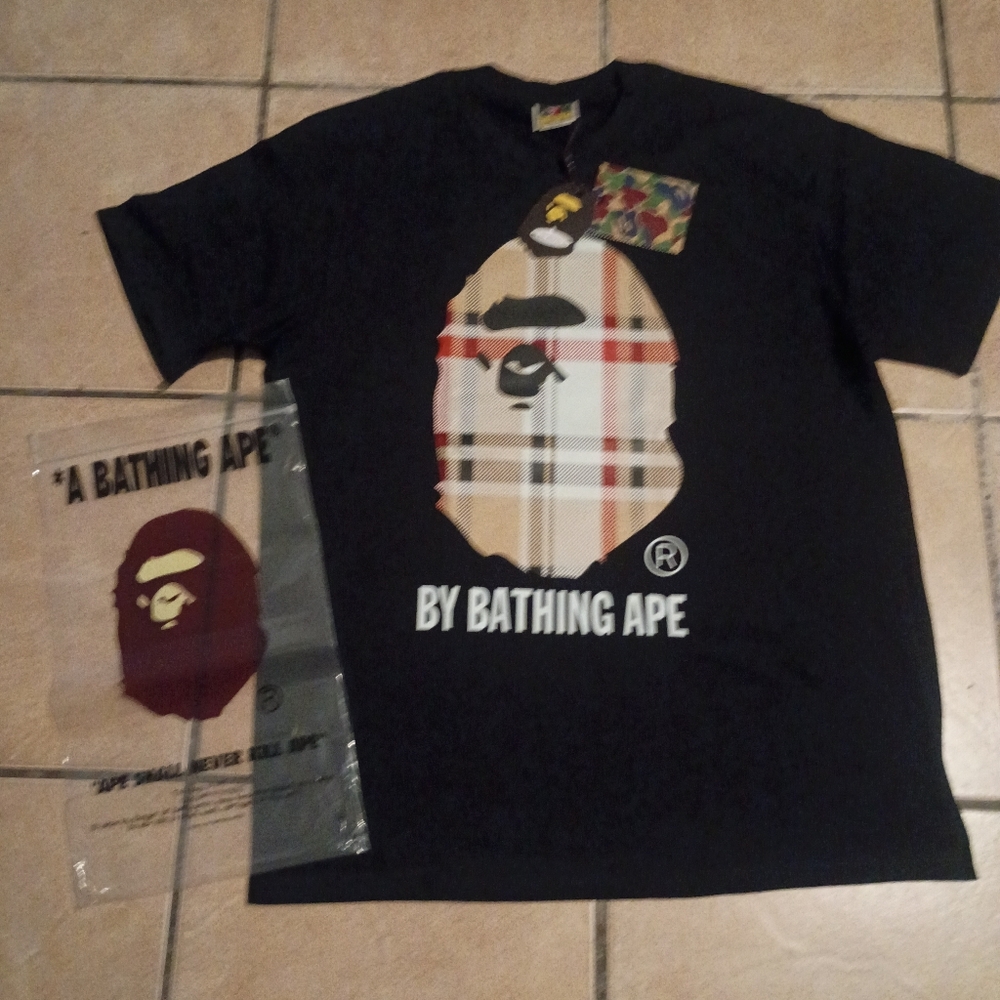 A Bathing Ape Black Graphic T-Shirt